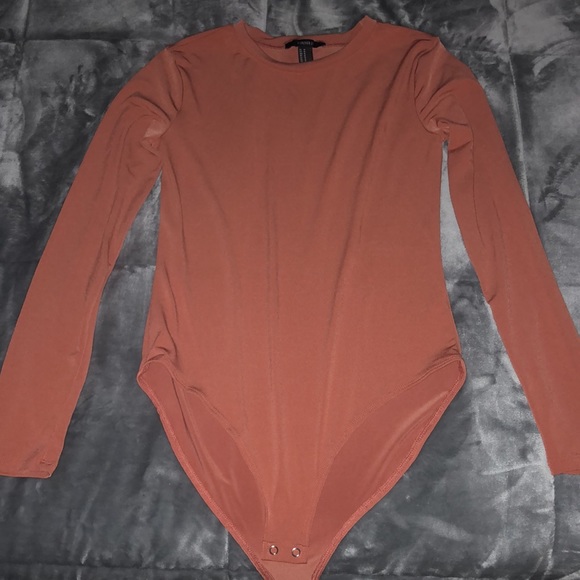 Forever 21 long sleeve bodysuit size M - Picture 2 of 3